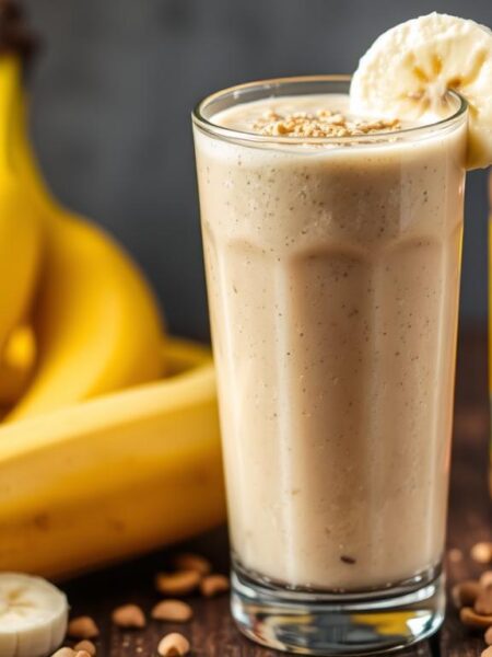 Banana Peanut Butter Smoothie for Weight Loss