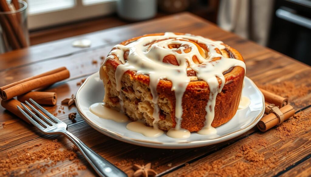 Giant Cinnamon Roll Cake