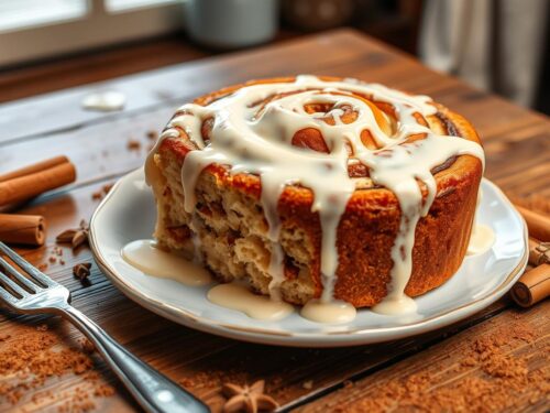 Giant Cinnamon Roll Cake