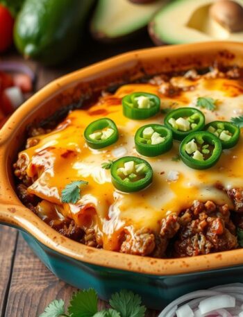 Easy Beef Enchilada Casserole Recipe