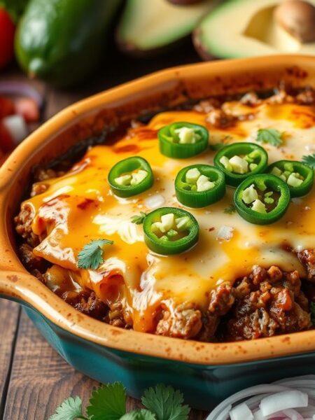 Easy Beef Enchilada Casserole Recipe