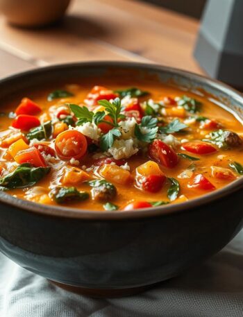 Plant-Based Cheeseburger Soup