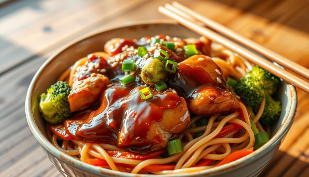 Quick Chicken Teriyaki Noodles Recipe