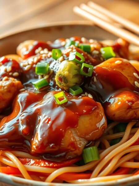 Quick Chicken Teriyaki Noodles Recipe