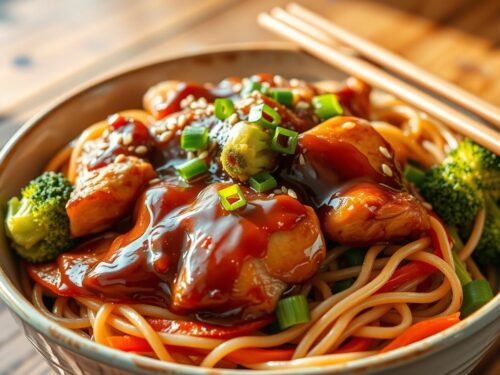 Quick Chicken Teriyaki Noodles Recipe