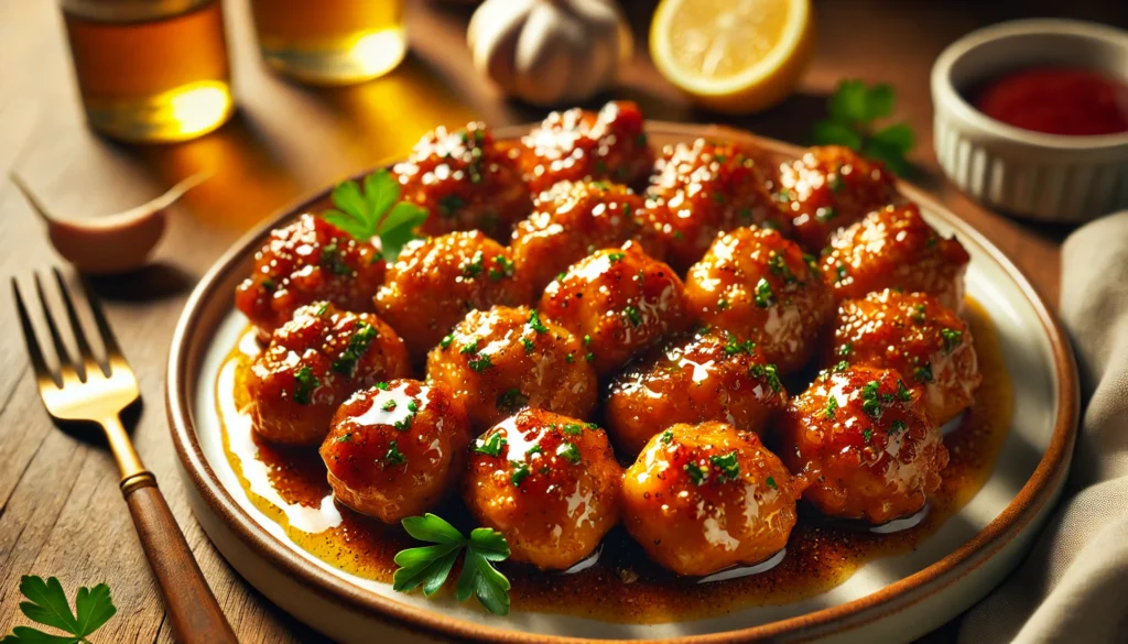 Honey Garlic Chicken Bites