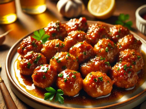 Honey Garlic Chicken Bites