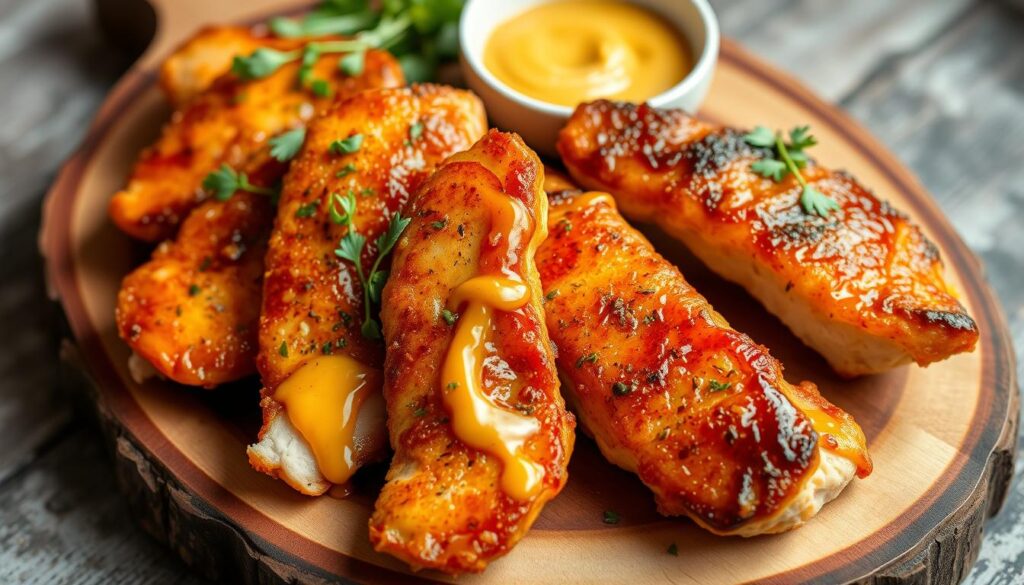 honey mustard chicken breast strips