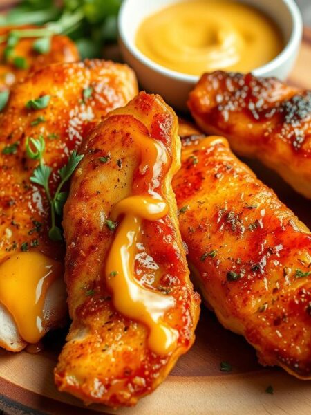 honey mustard chicken breast strips