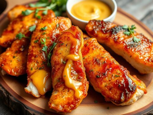 honey mustard chicken breast strips